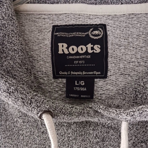 Roots Charcoal Knit Hoodie - Picture 2 of 7